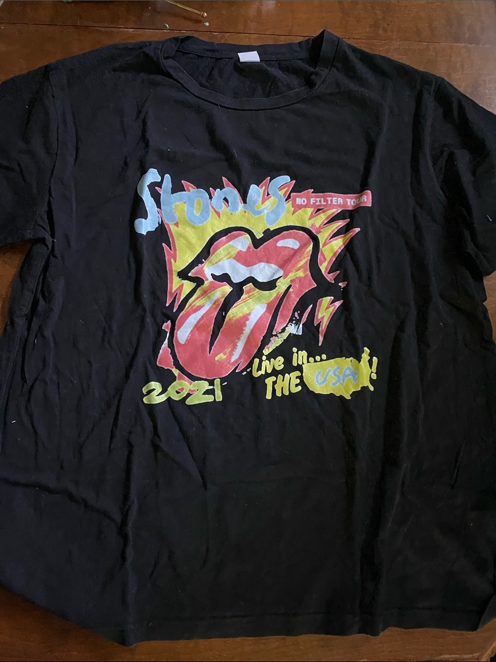 Rolling Stones No Filter 2021 USA Tour Bootleg unofficial t-shirt